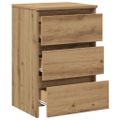 vidaXL Nočná skrinka Artisan Dub 40x35x62,5 cm Drevo