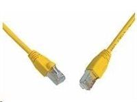 Solarix - patch kabel CAT5E SFTP PVC 1m žlutý