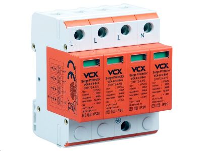 Ochrana pred preťažením VCX L2-4-B+C AC trieda T1T2 (B+C) 4P 12.5kA