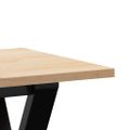 vidaXL Konferenčný stolík v tvare Y 110x40x45 cm borovica a oceľ