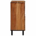 vidaXL Servírovacia skriňa Hnedá 80 x 33 x 75 cm Masívne mango drevo