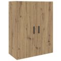 vidaXL Highboard Remeselný dub 69,5 x 34 x 180 cm Kompozitné drevo