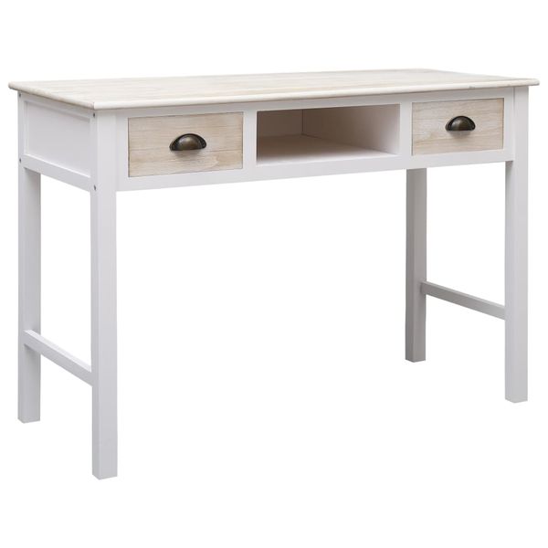 vidaXL Konzolový stolík 110x45x76 cm drevený