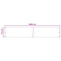 vidaXL Balkónová obrazovka Biela 75 x 1000 cm HDPE a hliník