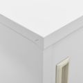 vidaXL Uzamykacie skrinky 5 ks bledosivé a modré 90x45x92,5 cm oceľové