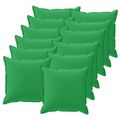 vidaXL Poťah na podložku 12 ks HOUTEN Zelená 40 x 40 cm Polyester