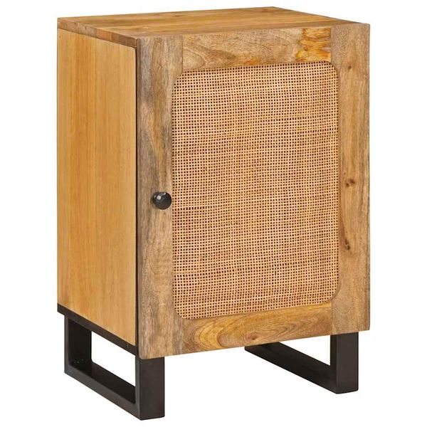 vidaXL Kúpeľňová skriňa Hnedá 38 x 33 x 58 cm Masívne mango drevo
