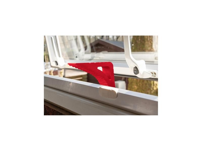 Zarážka do dverí a okien DEBBEX Door Stopper červená 1ks