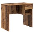 vidaXL Stôl Staré drevo 90 x 49 x 75 cm Kompozitné drevo