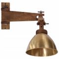 vidaXL Nástenné lampa 25 W starožitná mosadzná E27