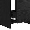 vidaXL Skriňa pod umývadlo do kúpeľne Čierny dub 78,5 x 37,5 x 81 cm