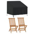 vidaXL Obaly na záhradnú stoličku 2 ks 96x79x49/74cm 420D oxford látka