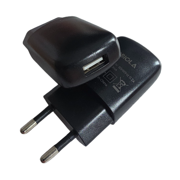 Nabíjací adaptér MOBIOLA, výstup USB-A, čierna