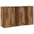 vidaXL Recepčný stôl staré drevo 180x50x103,5 cm kompozitné drevo