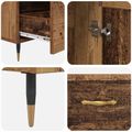 vidaXL Highboard Staré drevo 69,5 x 31 x 115 cm Kompozitné drevo