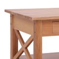 vidaXL Konferenčný stolík 100x55x46 cm masívne mahagónové drevo