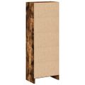vidaXL Knižnica dymový dub 40x24x109 cm kompozitné drevo