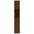 vidaXL Kúpeľňová skrinka hnedý dub 32x25,5x190 cm spracované drevo