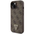 Puzdro Guess pre iPhone 15 Plus 6,7" GUHCP15MP4TDSCPW hnedé tvrdé puzdro Crossbody 4G Metal Logo
