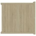vidaXL Nočné stolíky 2 ks, dub sonoma 40x30x30 cm, kompozitné drevo