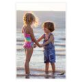 vidaXL Fotorámiky na stenu alebo stôl 5 ks biele 59,4x84 cm MDF