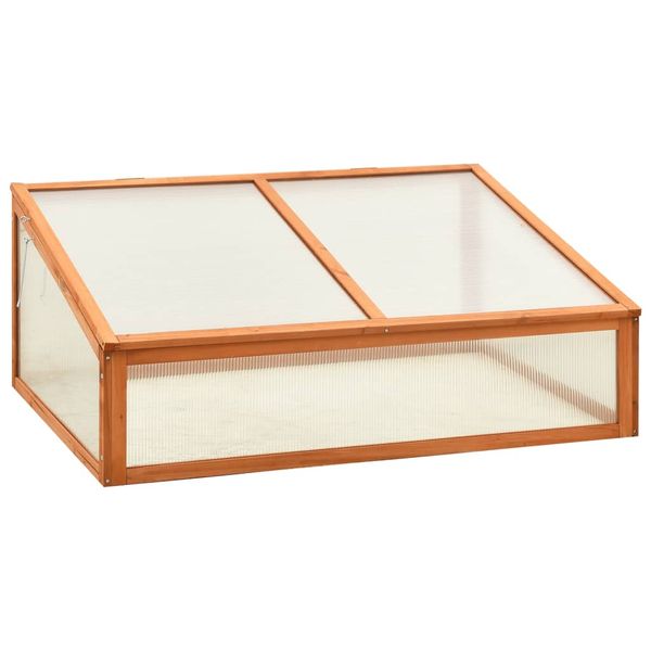 vidaXL Skleník 100x65x40 cm jedľové drevo