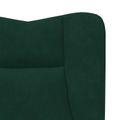vidaXL kreslo Tmavozelená 63 x 67 x 94 cm Zamat