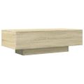 vidaXL Konferenčný stolík, dub sonoma 100x49,5x31 cm kompozitné drevo