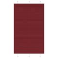 vidaXL Plisovaná roleta bordová červená 120x200 cm šírka látky 119,4 cm polyester