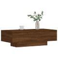 vidaXL Konferenčný stolík hnedý dub 100x49,5x31 cm kompozitné drevo