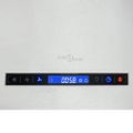 vidaXL Závesný ostrovný digestor s dotykovým senzorom LCD 37 cm nehrdzavejúca oceľ