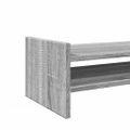 vidaXL Stojan na monitor sivý dub sonoma 100x27x20 cm kompozitné drevo