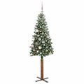 vidaXL Úzky vianočný stromček Zelená 150 cm