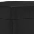 vidaXL Lavička čierna 70x35x41 cm umelá koža