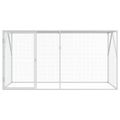 vidaXL Klietka pre vtákov Antracit 208 x 102 x 108 cm Pozinkovaná oceľ