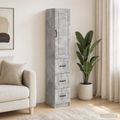 vidaXL Sada skríň 2 ks 33 x 34,5 x 87 cm Kompozitné drevo
