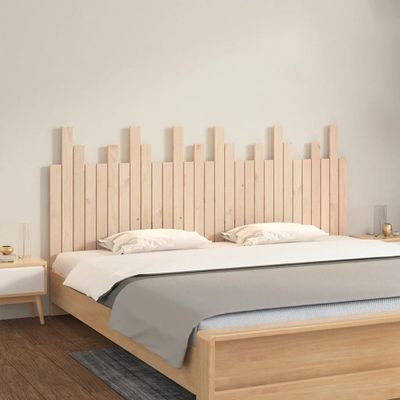 vidaXL Nástenné čelo postele 185x3x80 cm masívna borovica