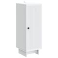 vidaXL Servírovacia skriňa Biela 33 x 34,5 x 90 cm Kompozitné drevo