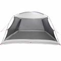 vidaXL Stan s moskytiérou so strechou Sivá 380 x 380 x 225 cm