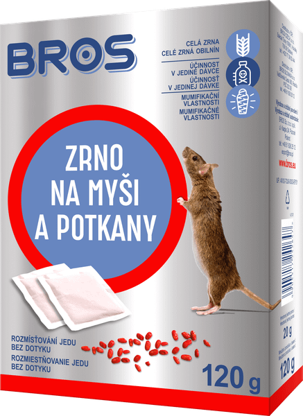 04264 Bros Zrno na myši a potkany 120 g