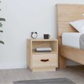vidaXL Nočný stolík 40x34x45 cm masívne borovicové drevo