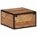 vidaXL Nástenný nočný stolík 35x35x20 cm masívna akácia