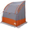 vidaXL Stan na zadné dvere auta 194 x 180 x 210 cm Šedá a oranžová