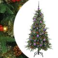 vidaXL Umelý Sklápací Vianočný Stromček Zelená 150 cm PE a PVC
