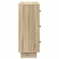 vidaXL Zásuvkový kabinet 66 x 34,5 x 90 cm Kompozitné drevo Dub sonoma