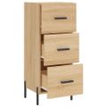 vidaXL Komoda dub sonoma 34,5x34x90 cm spracované drevo