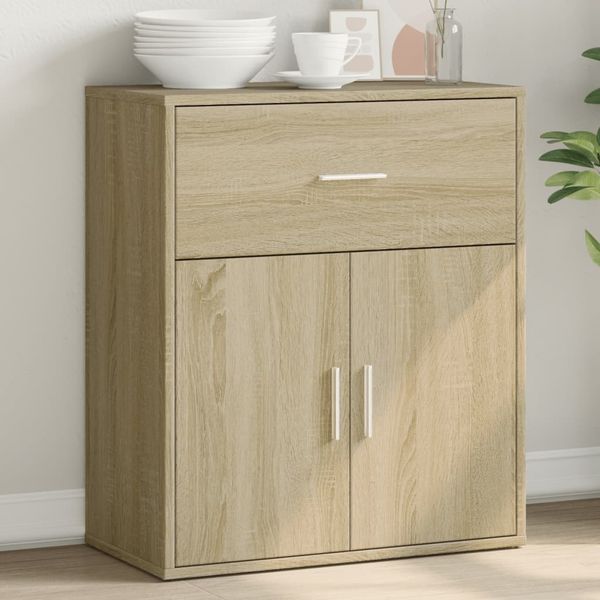 vidaXL Komoda dub sonoma 60x31x70 cm kompozitné drevo