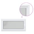 vidaXL Otočné a sklopné okno do suterénu RISOR 120 x 60 cm PVC a sklo