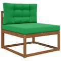 vidaXL Vankúš na vonkajšiu pohovku Polyester Zelená 80 x 80 cm