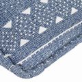 vidaXL Sedací vak, indigovo modrý, látka, patchwork